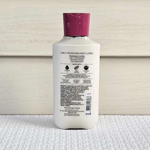 Bath & Body Works Strawberry Snowflakes Body Wash & Lotion Set - 10 oz. & 8 oz. - Picture 5 of 5